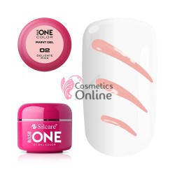 Gel UV Base One Silcare pentru pictura, carving roz Delicate Pink
